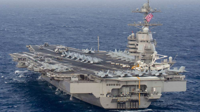 世界最大航母接近拉美