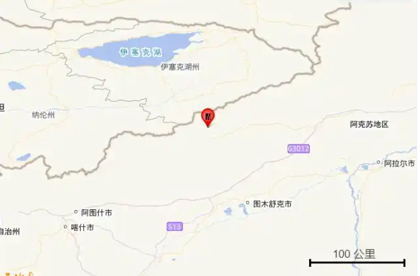 新疆阿合奇县发生6.0级地震，震源深度10千米