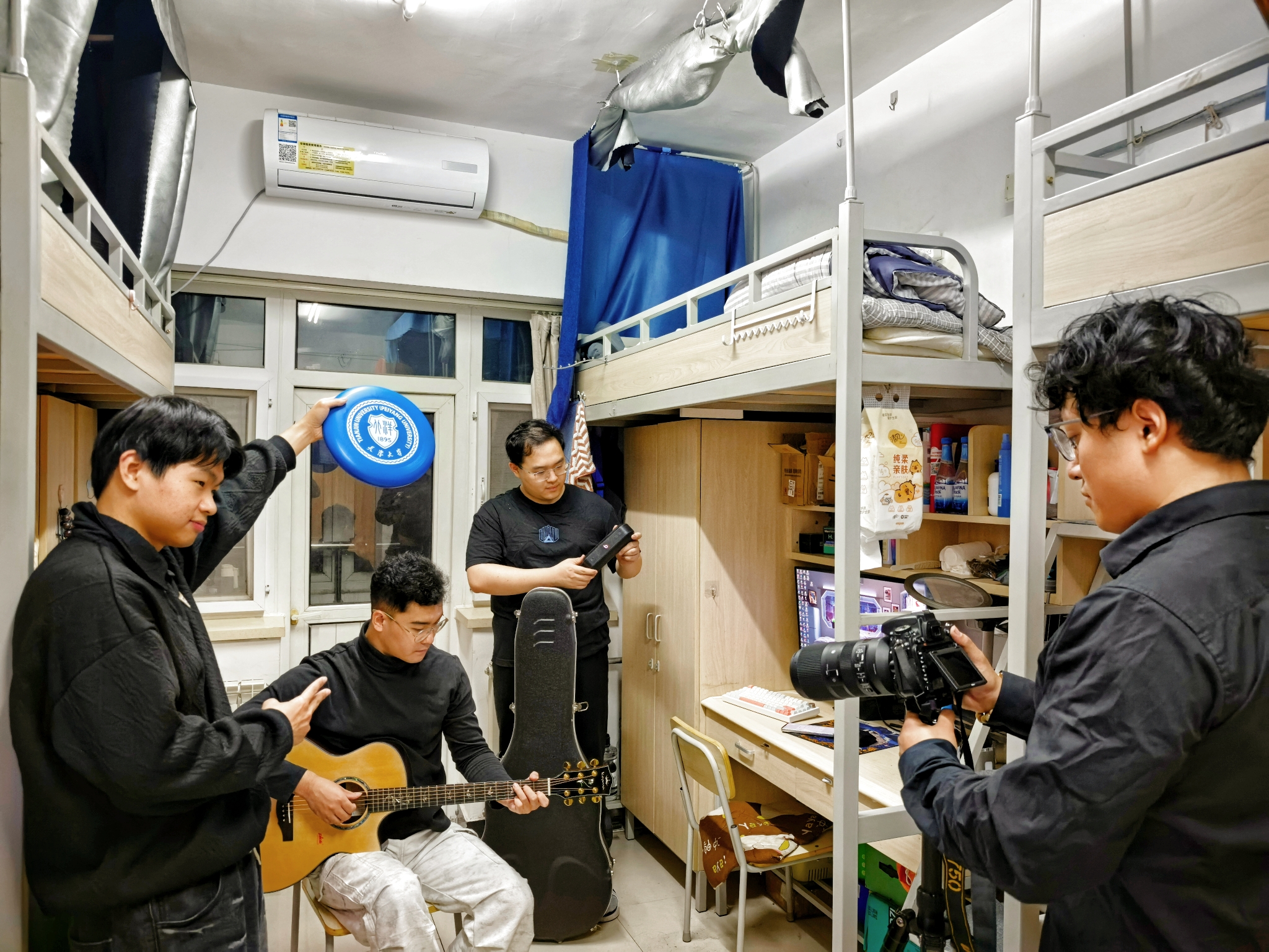 方寸宿舍绽放文明之花 天津大学举办文明宿舍评选