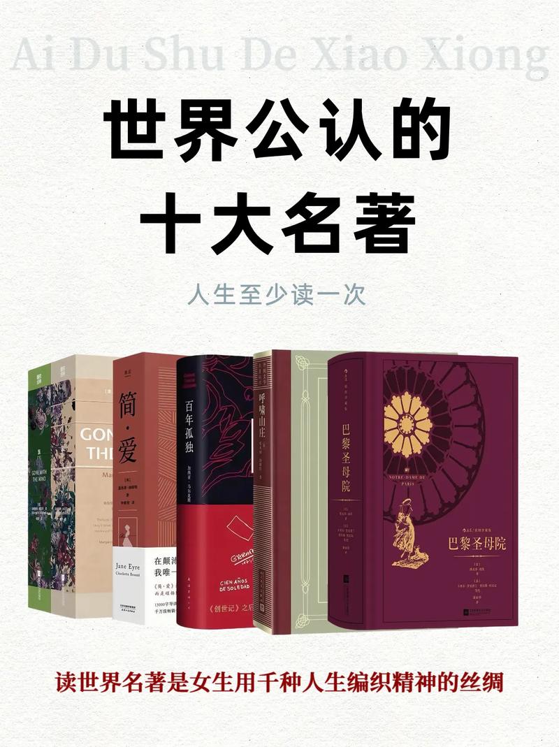 世界十大名著排行榜2023最新排名前十名对比