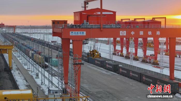 同江铁路口岸：一季度中欧班列开行量同比增102.8%