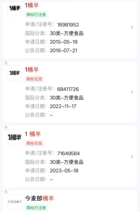 没了“手打”,今麦郎还有“1桶半”“1袋半”“1.5倍”