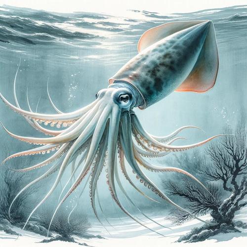 世界上第二大乌贼:大王乌贼最大有80米长