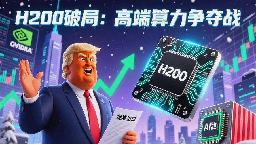 突发!白宫,震动全球!重磅,1200亿大单!美国放宽对英伟达H200芯片出口中国的管制
