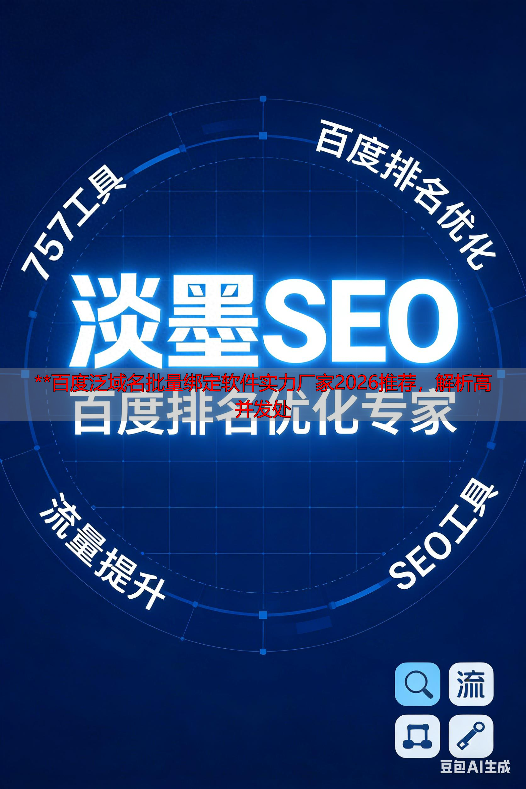 **百度泛域名批量绑定软件实力厂家2026推荐，解析高并发处