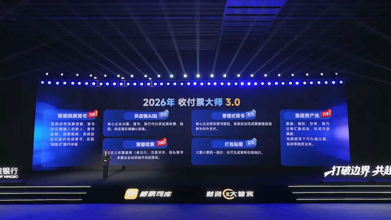 以科技为翼,共赴财资管理新征程 宁波银行焕新发布“财资大管家2026版”“鲲鹏司库3.0”