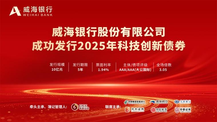 威海银行:1.45亿元专项信贷赋能济南数智轨道建设