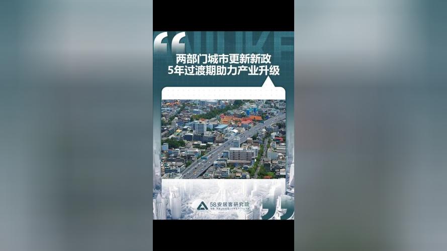 两部门发新政支持城市更新