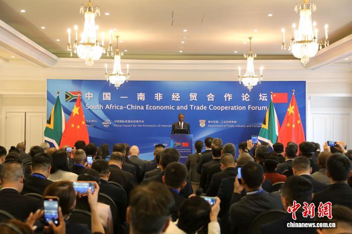 南非副总统马沙蒂莱吁深化对华经贸合作